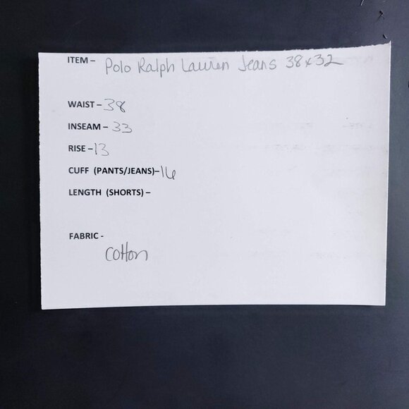 Polo Ralph Lauren Jeans Mens Size 38x32 Relaxed Medium Wash - Picture 6 of 7